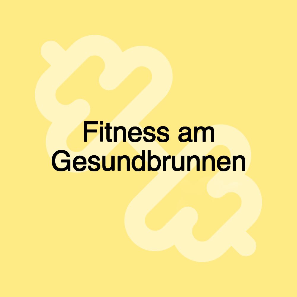 Fitness am Gesundbrunnen