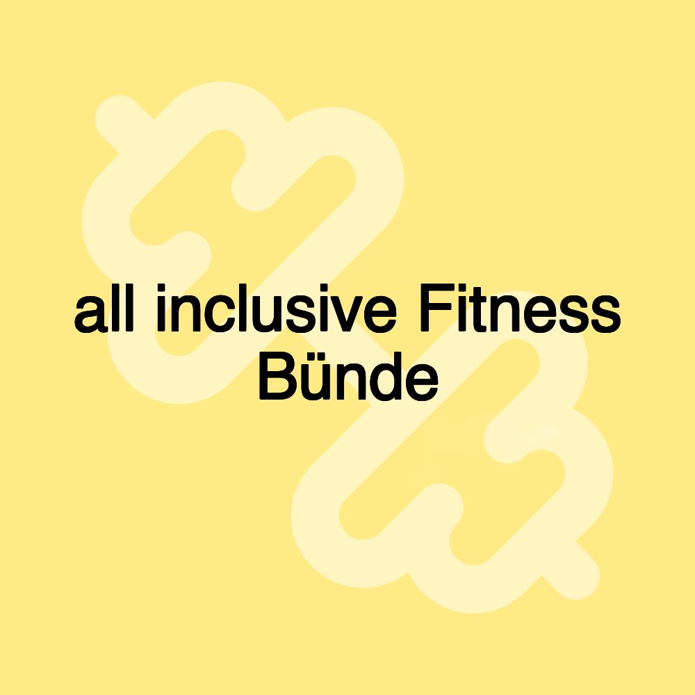 all inclusive Fitness Bünde all inclusive Fitness Bünde