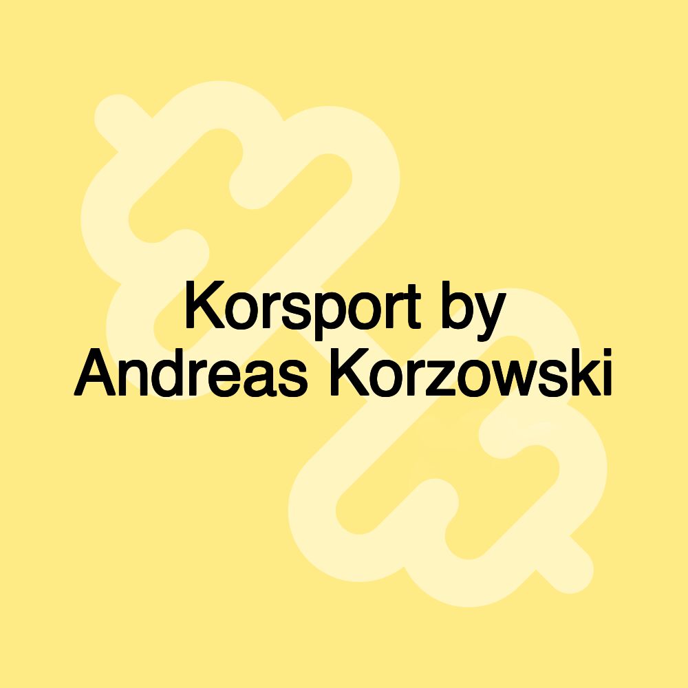 Korsport by Andreas Korzowski