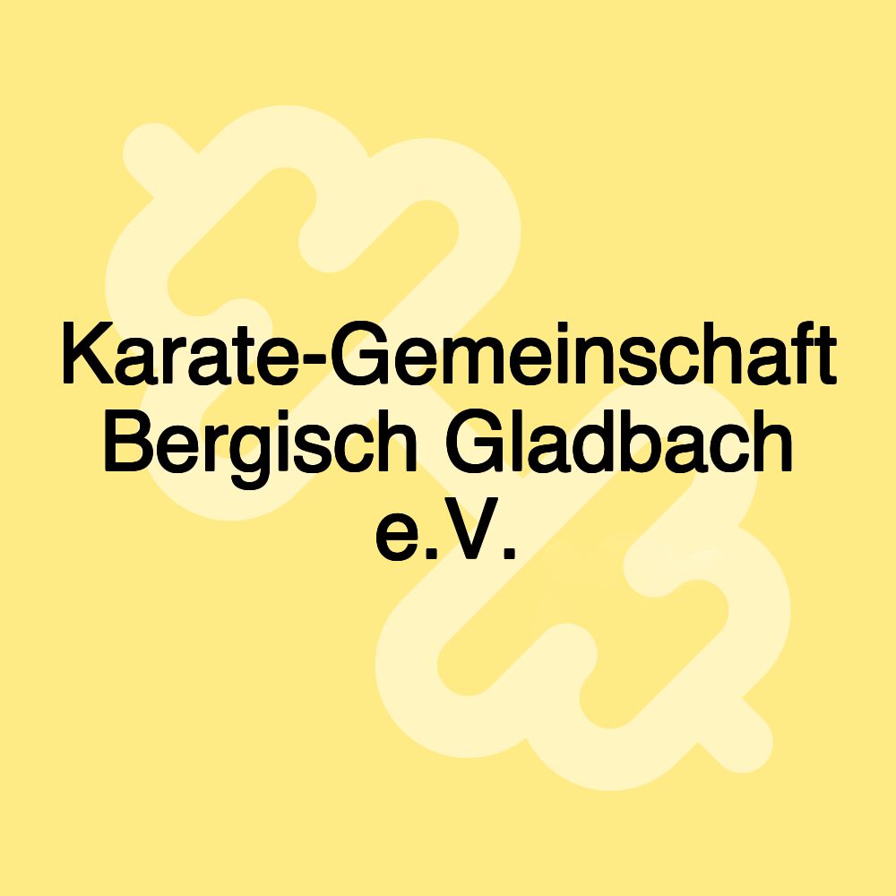 Karate-Gemeinschaft Bergisch Gladbach e.V.