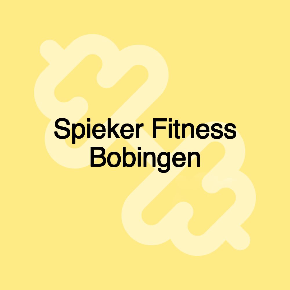 Spieker Fitness Bobingen