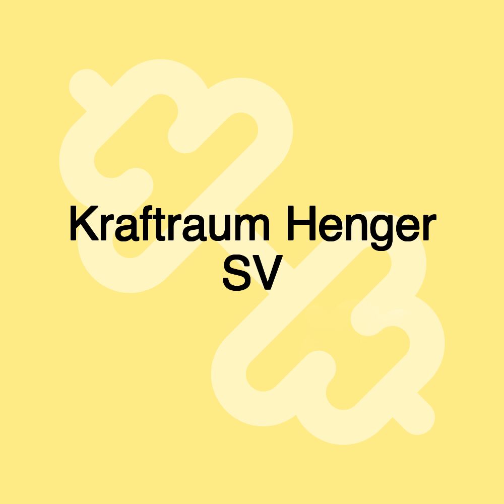 Kraftraum Henger SV