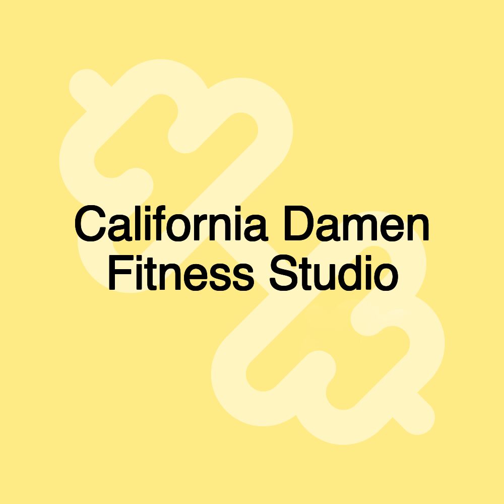 California Damen Fitness Studio California Damen Fitness Studio