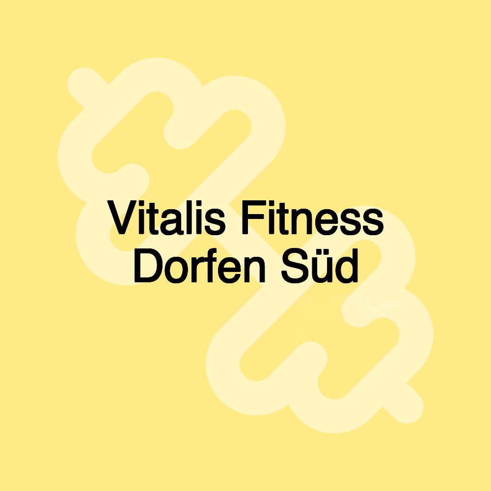Vitalis Fitness Dorfen Süd