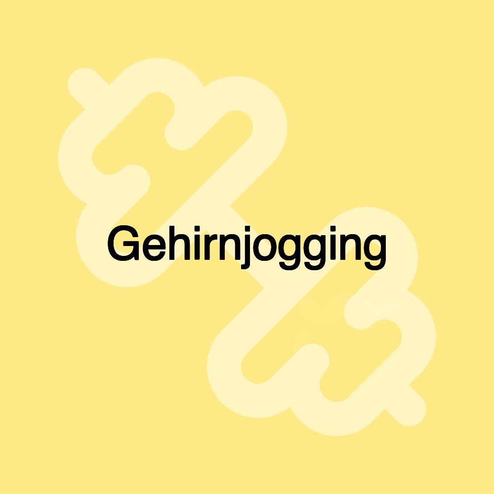 Gehirnjogging