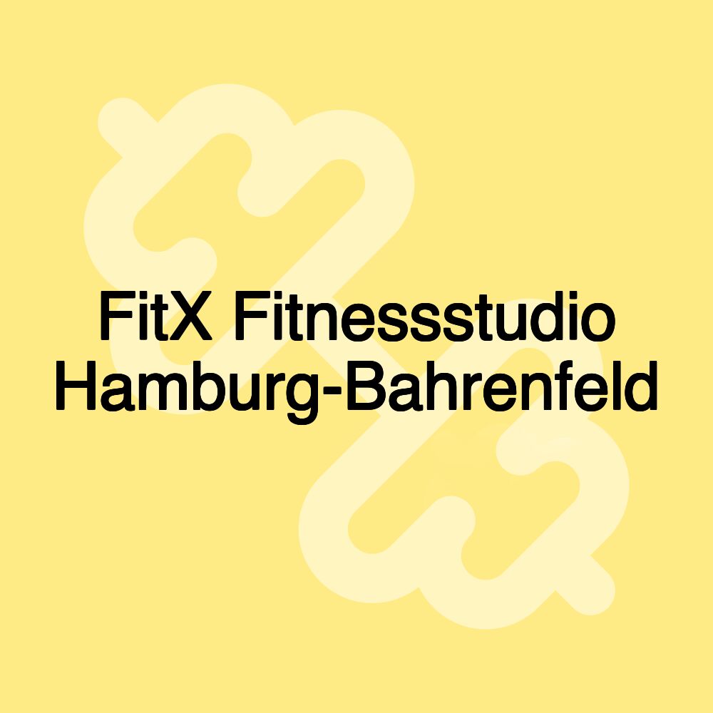 FitX Fitnessstudio Hamburg-Bahrenfeld