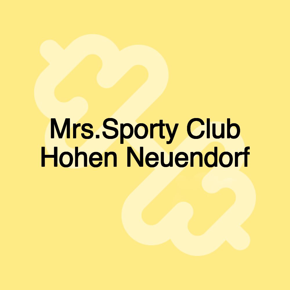 Mrs.Sporty Club Hohen Neuendorf