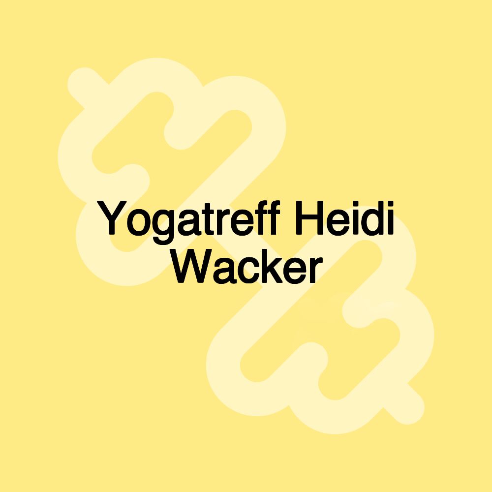 Yogatreff Heidi Wacker Yogatreff Heidi Wacker