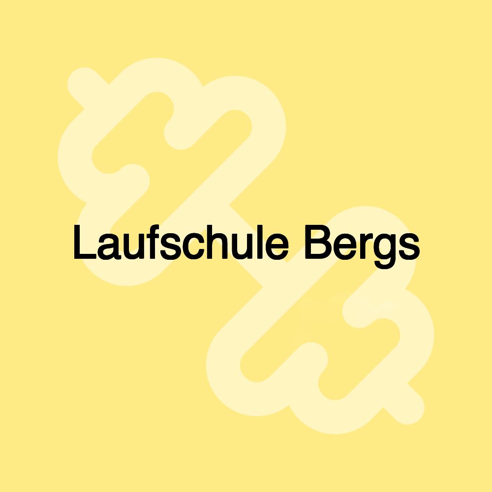 Laufschule Bergs