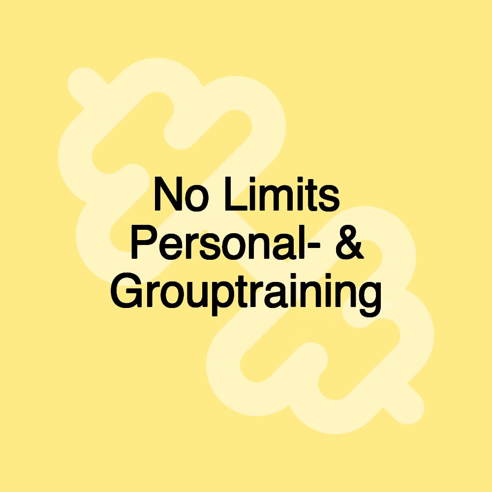 No Limits Personal- & Grouptraining