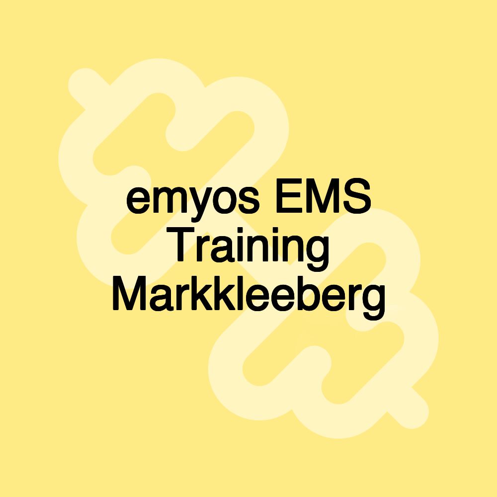 emyos EMS Training Markkleeberg emyos EMS Training Markkleeberg