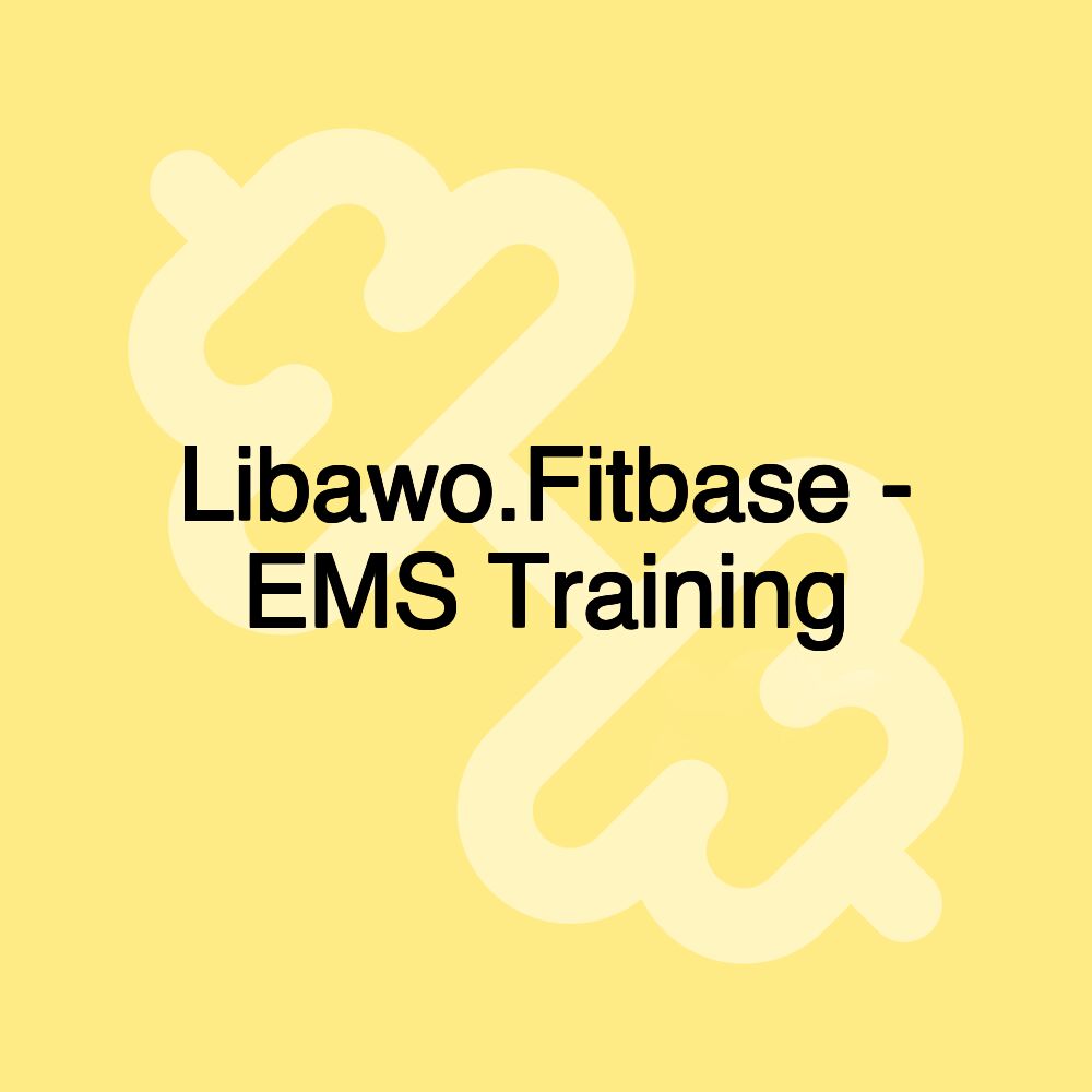 Libawo.Fitbase - EMS Training