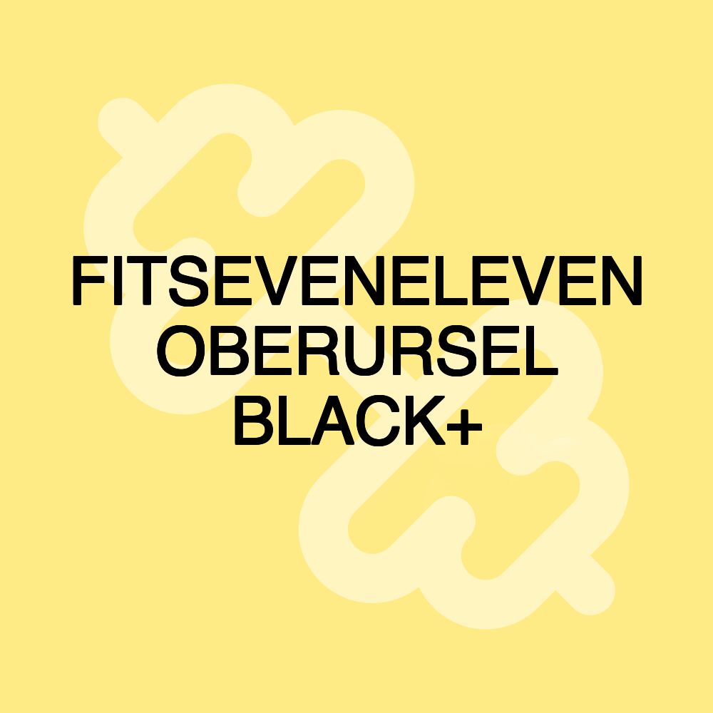 FITSEVENELEVEN OBERURSEL BLACK+