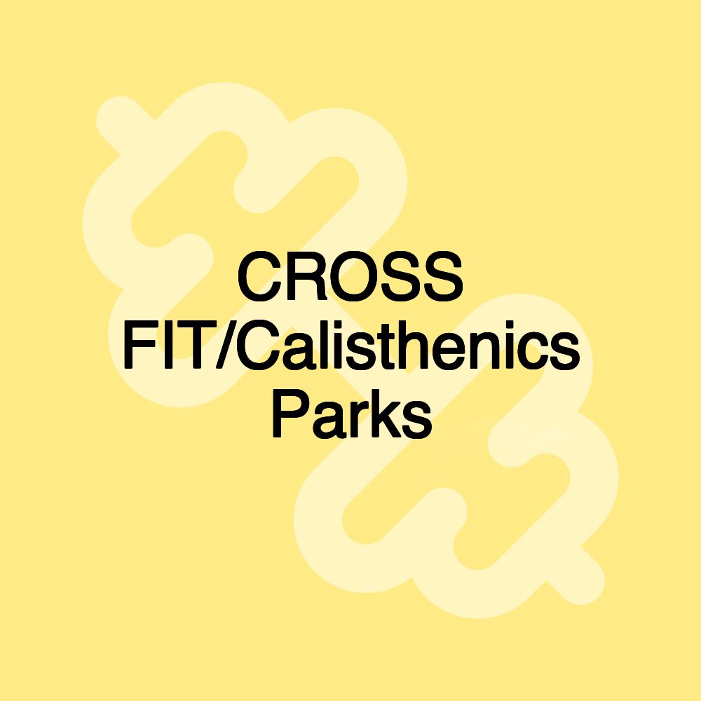 CROSS FIT/Calisthenics Parks CROSS FIT/Calisthenics Parks