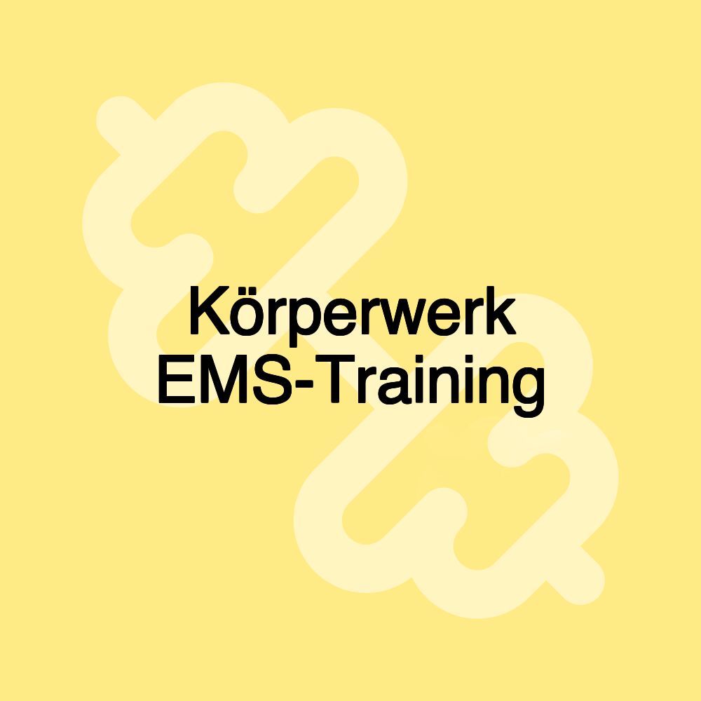 Körperwerk EMS-Training