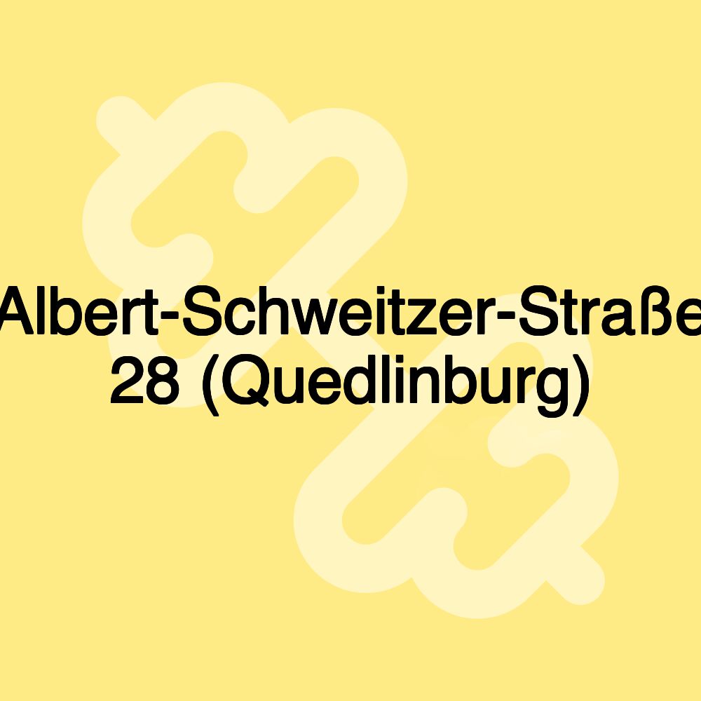 Albert-Schweitzer-Straße 28 (Quedlinburg) Albert-Schweitzer-Straße 28 (Quedlinburg)
