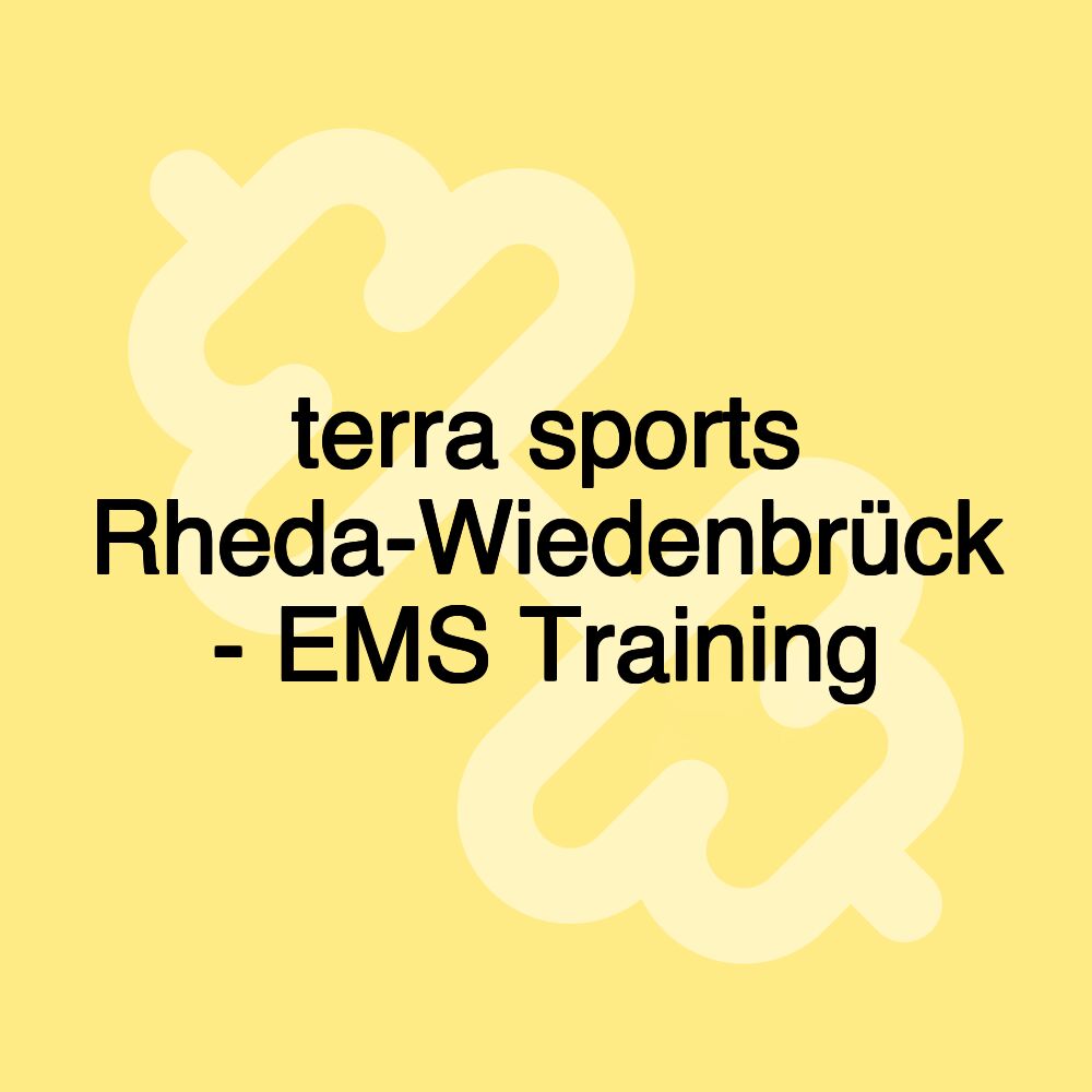 terra sports Rheda-Wiedenbrück - EMS Training