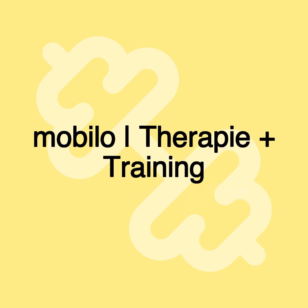 mobilo | Therapie + Training