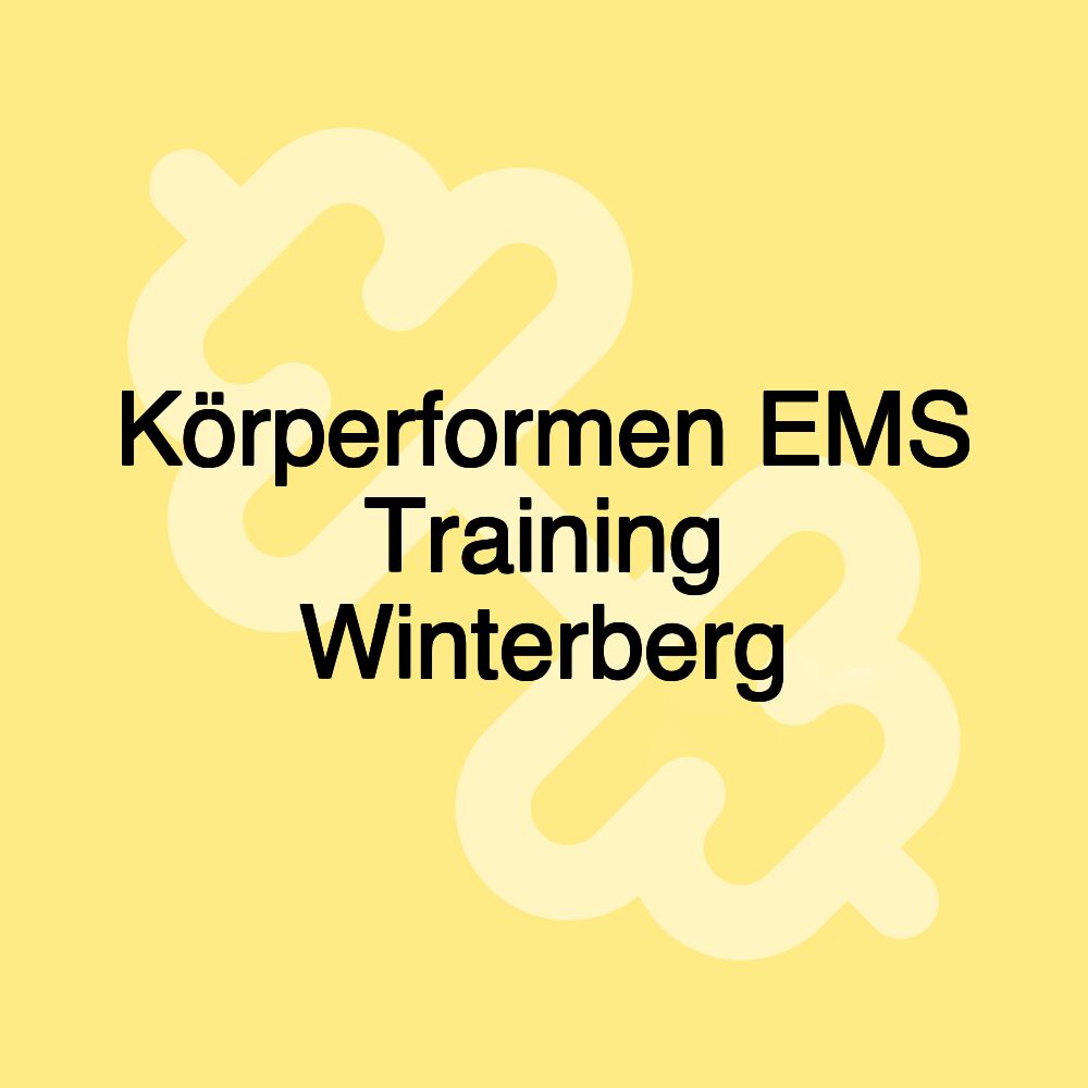 Körperformen EMS Training Winterberg