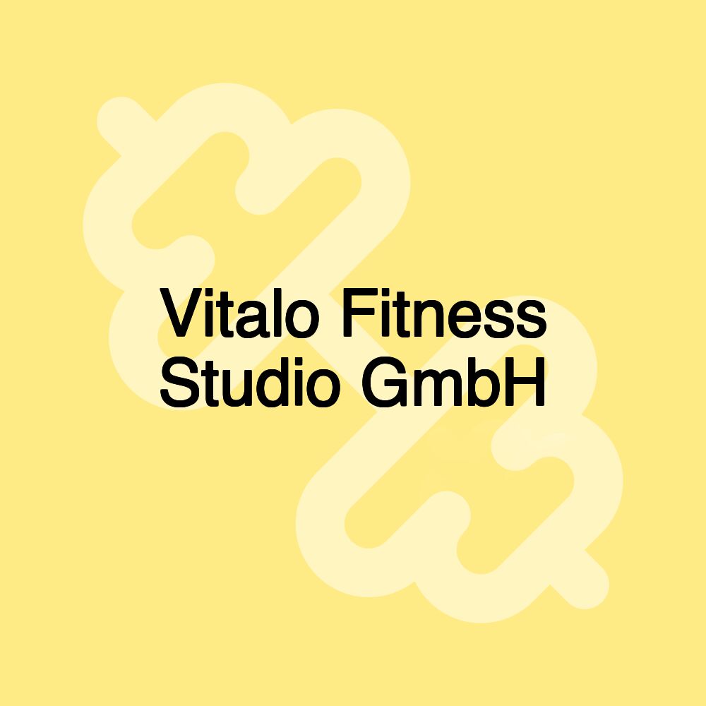 Vitalo Fitness Studio GmbH