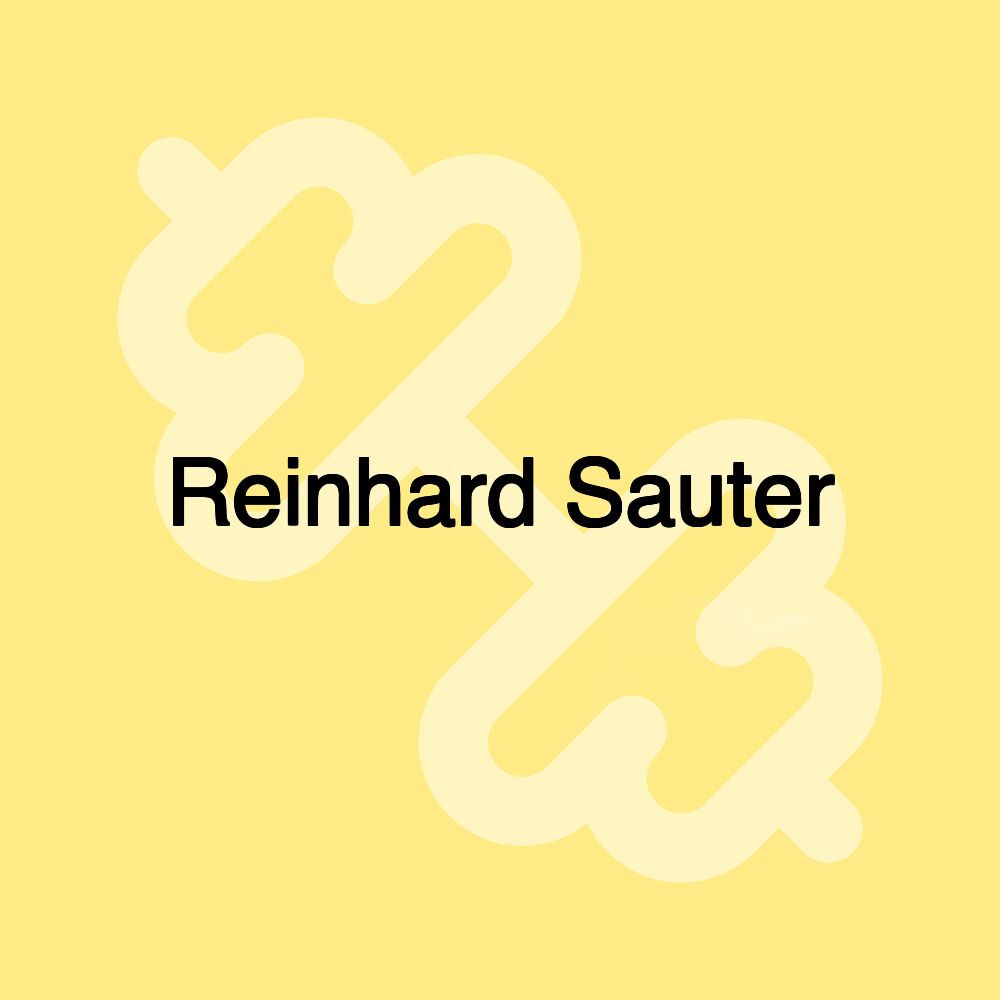 Reinhard Sauter