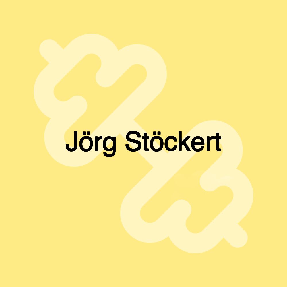 Jörg Stöckert Jörg Stöckert