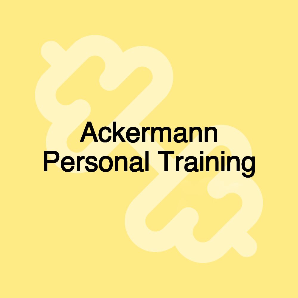 Ackermann Personal Training