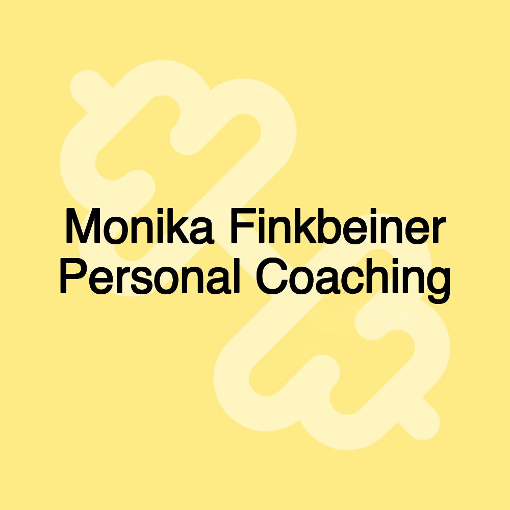 Monika Finkbeiner Personal Coaching
