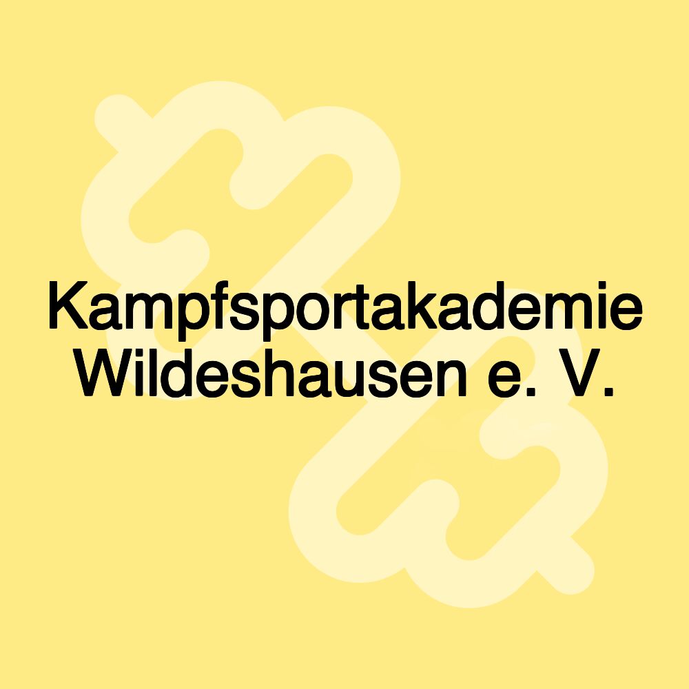 Kampfsportakademie Wildeshausen e. V.