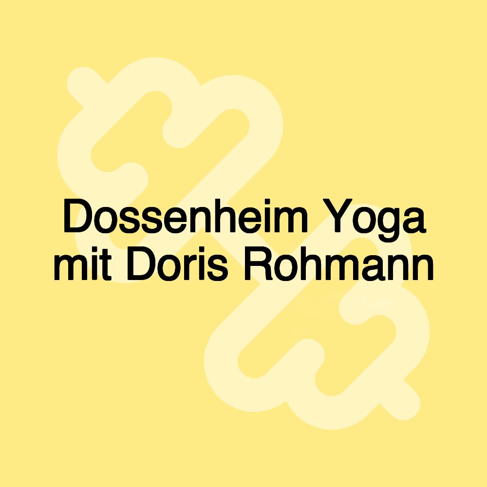 Dossenheim Yoga mit Doris Rohmann
