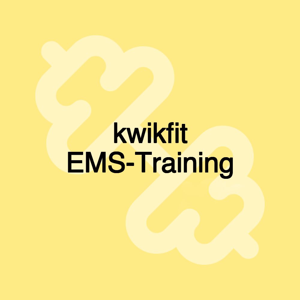 kwikfit EMS-Training