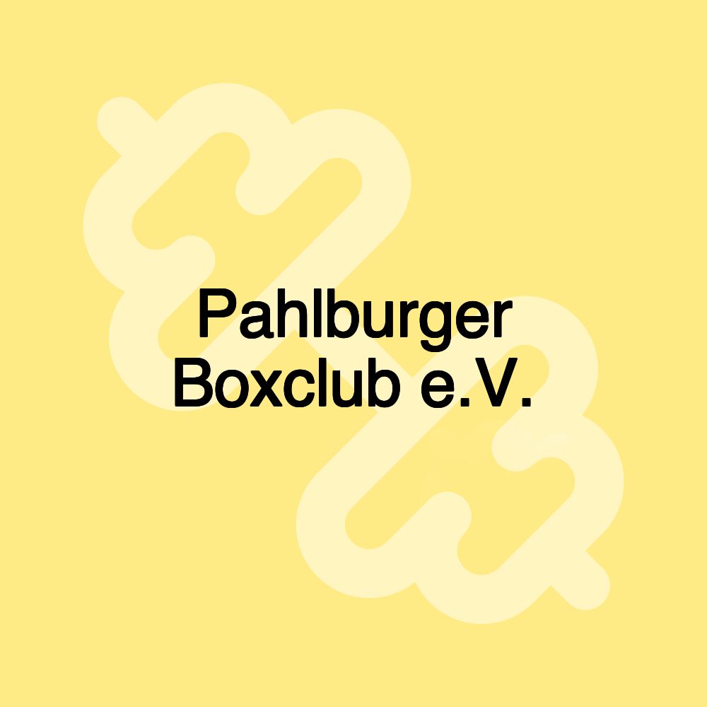 Pahlburger Boxclub e.V.