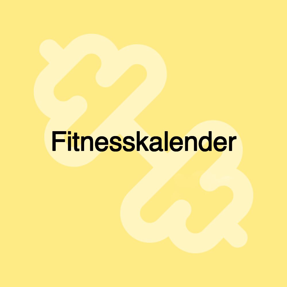 Fitnesskalender