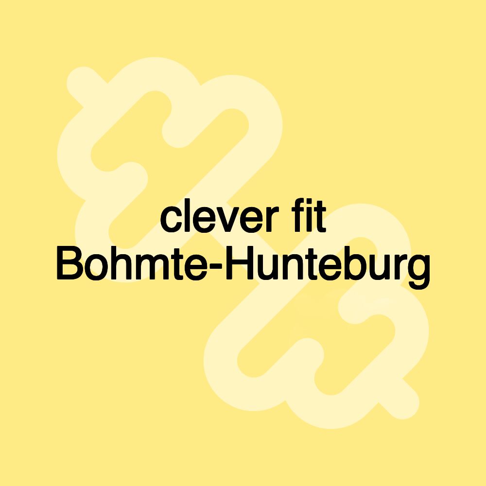 clever fit Bohmte-Hunteburg clever fit Bohmte-Hunteburg