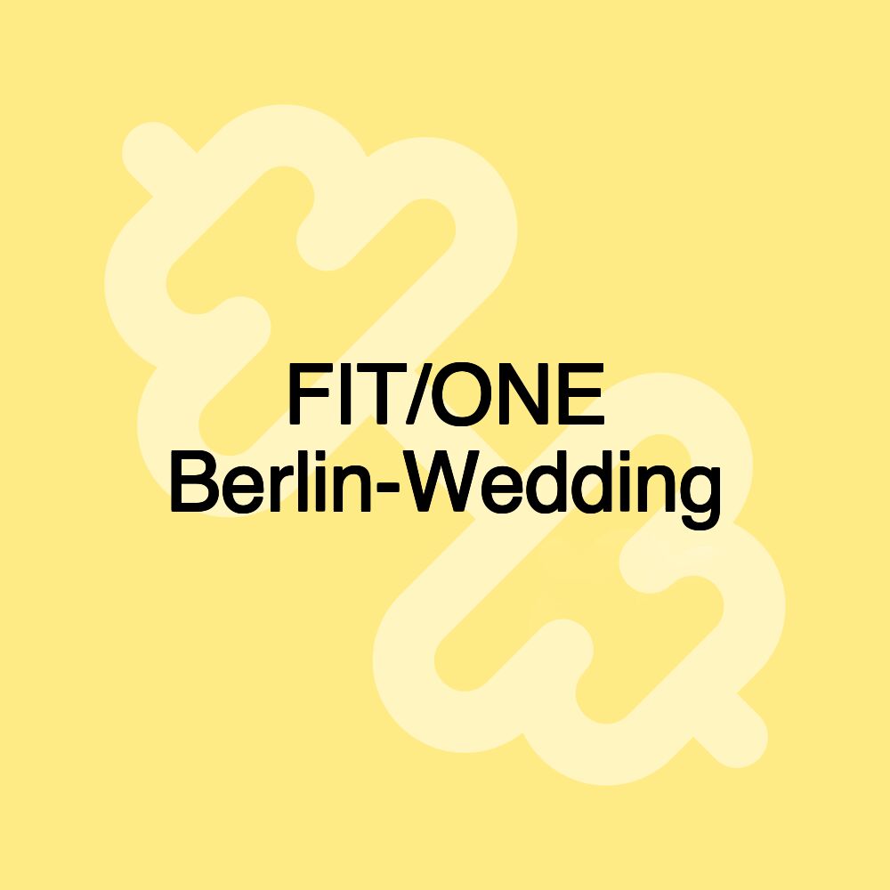 FIT/ONE Berlin-Wedding FIT/ONE Berlin-Wedding