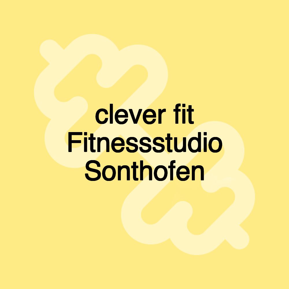 clever fit Fitnessstudio Sonthofen