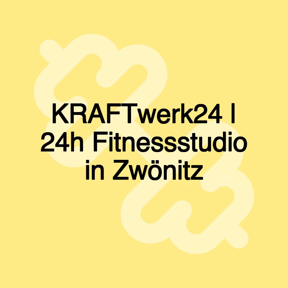 KRAFTwerk24 | 24h Fitnessstudio in Zwönitz KRAFTwerk24 | 24h Fitnessstudio in Zwönitz