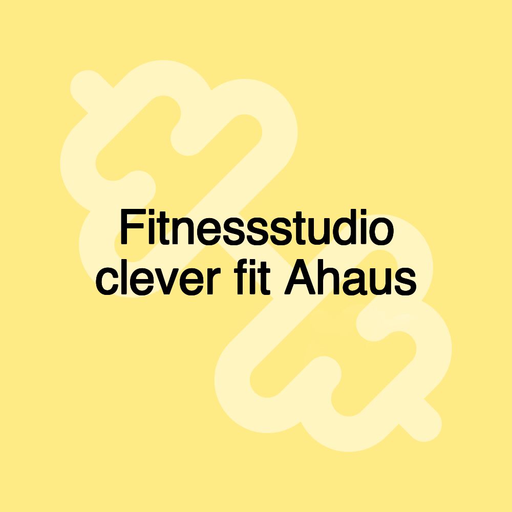 Fitnessstudio clever fit Ahaus