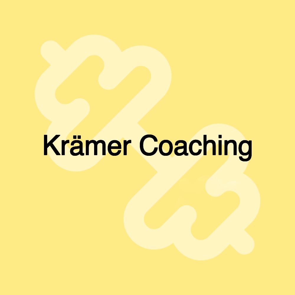 Krämer Coaching Krämer Coaching