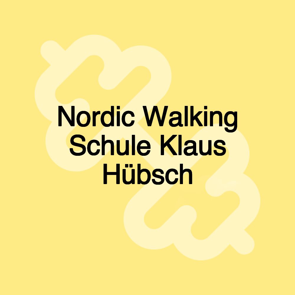 Nordic Walking Schule Klaus Hübsch
