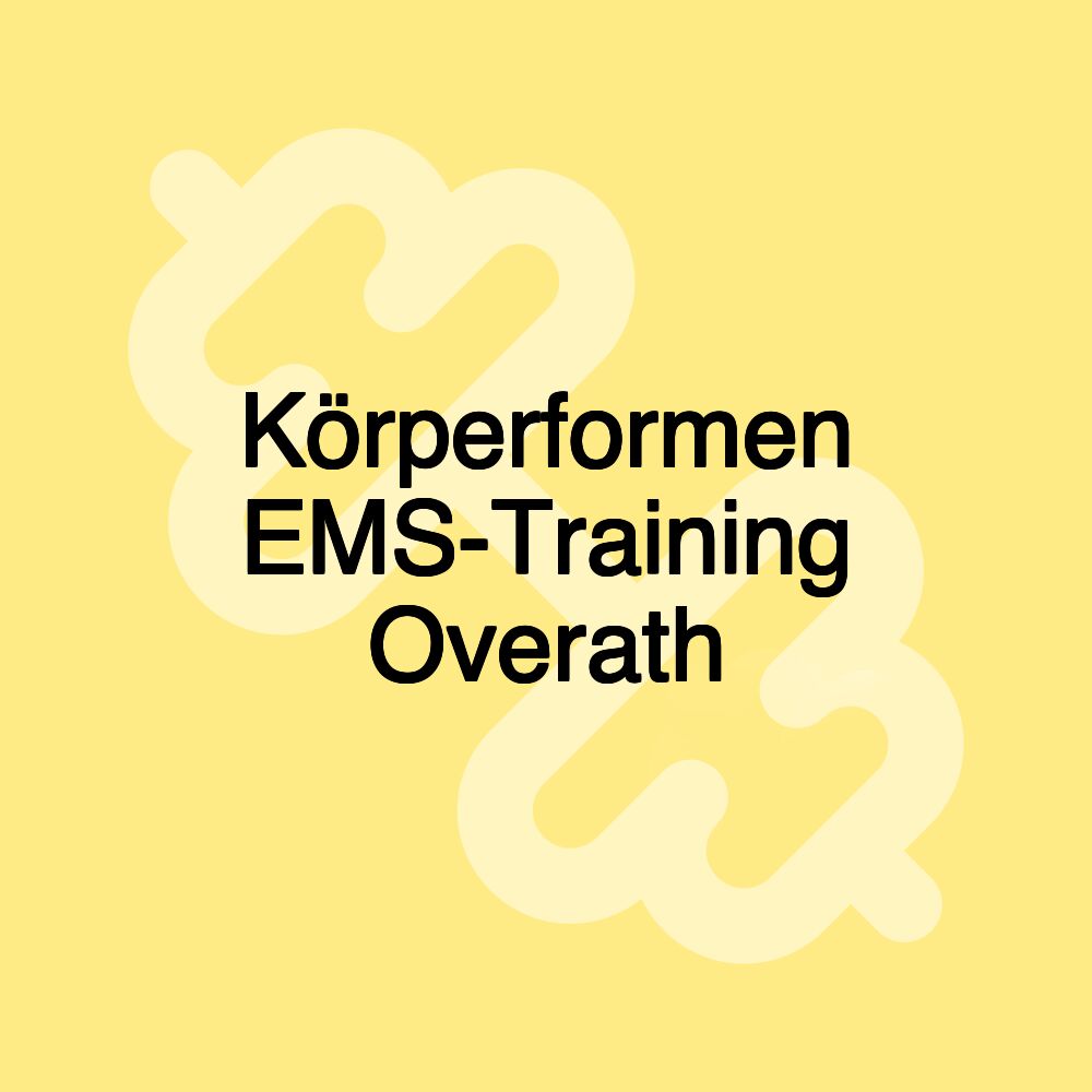 Körperformen EMS-Training Overath Körperformen EMS-Training Overath