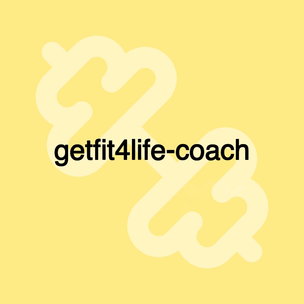 getfit4life-coach getfit4life-coach