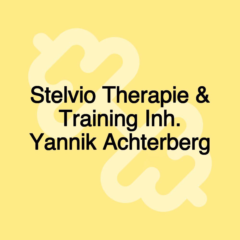 Stelvio Therapie & Training Inh. Yannik Achterberg