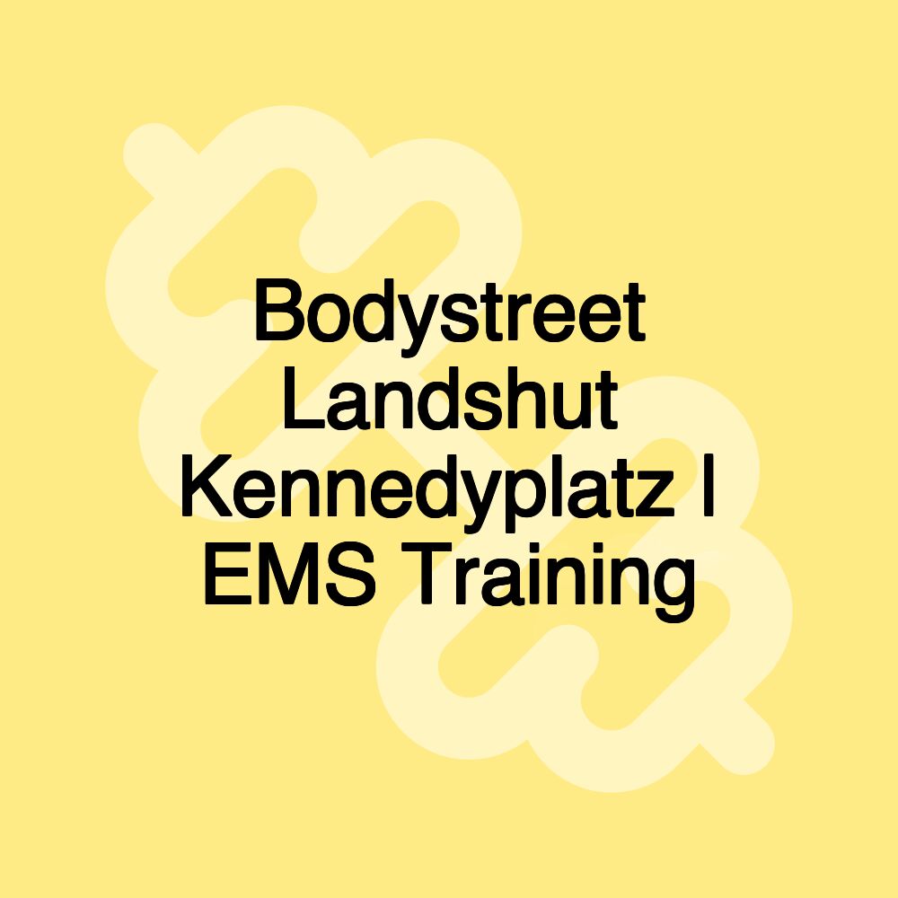 Bodystreet Landshut Kennedyplatz | EMS Training