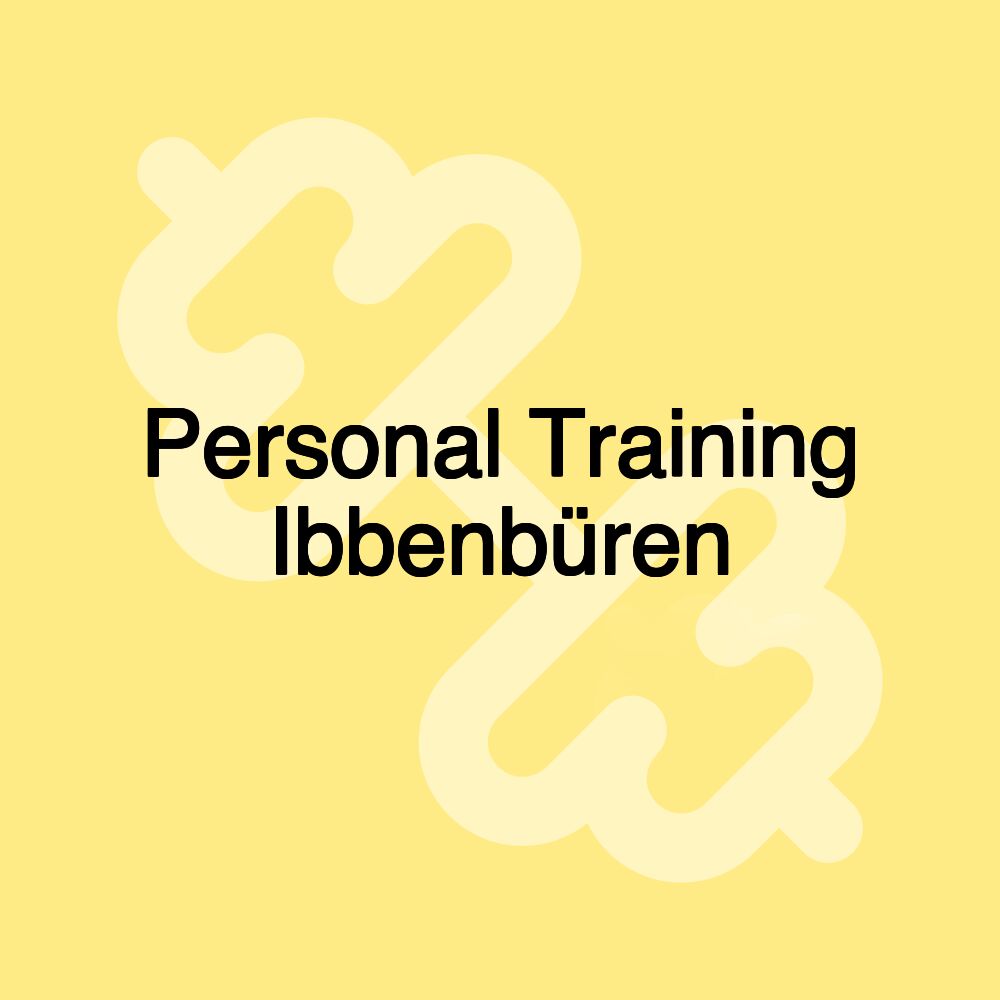 Personal Training Ibbenbüren Personal Training Ibbenbüren