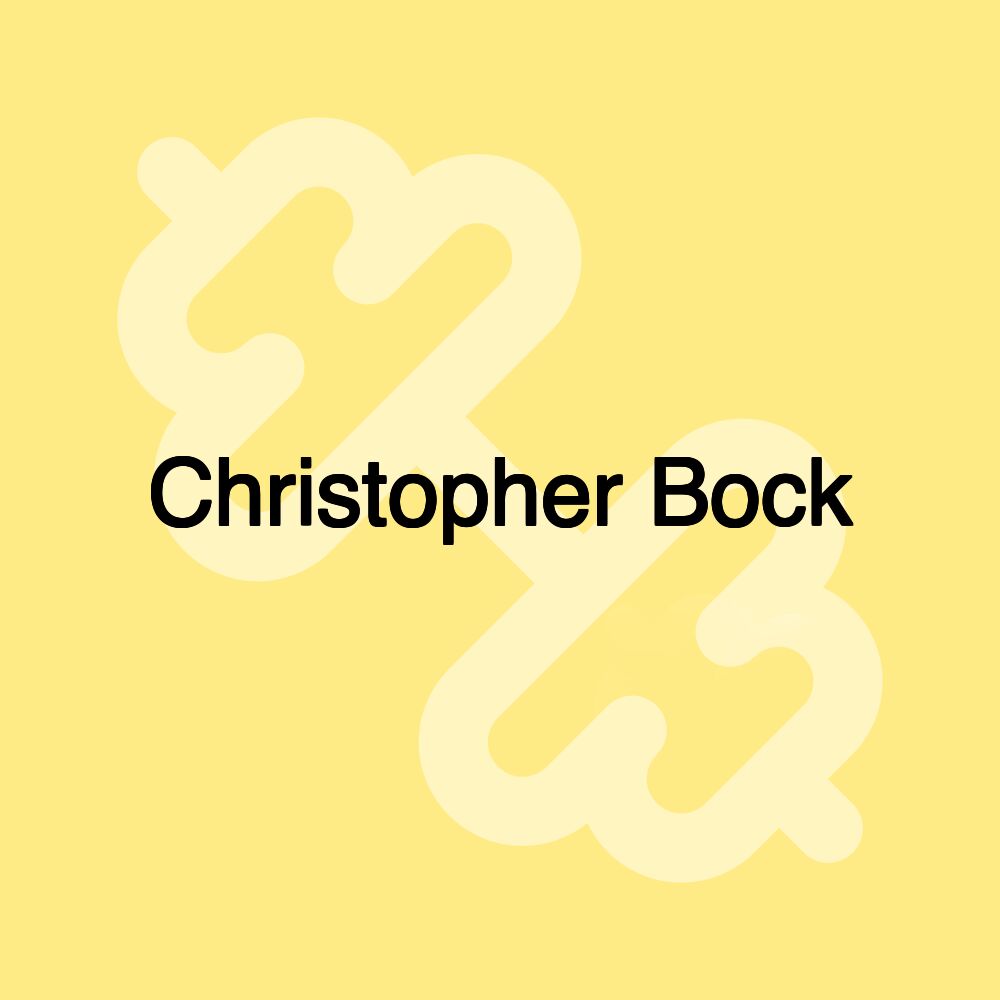 Christopher Bock