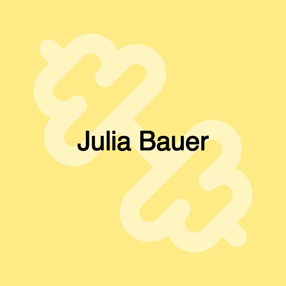 Julia Bauer Julia Bauer