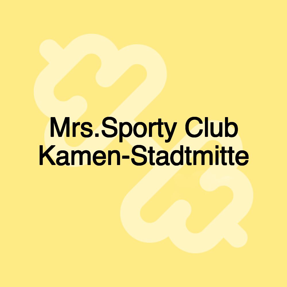 Mrs.Sporty Club Kamen-Stadtmitte