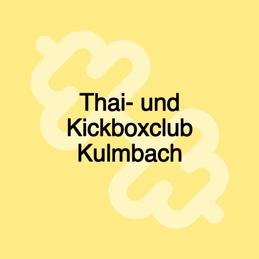 Thai- und Kickboxclub Kulmbach
