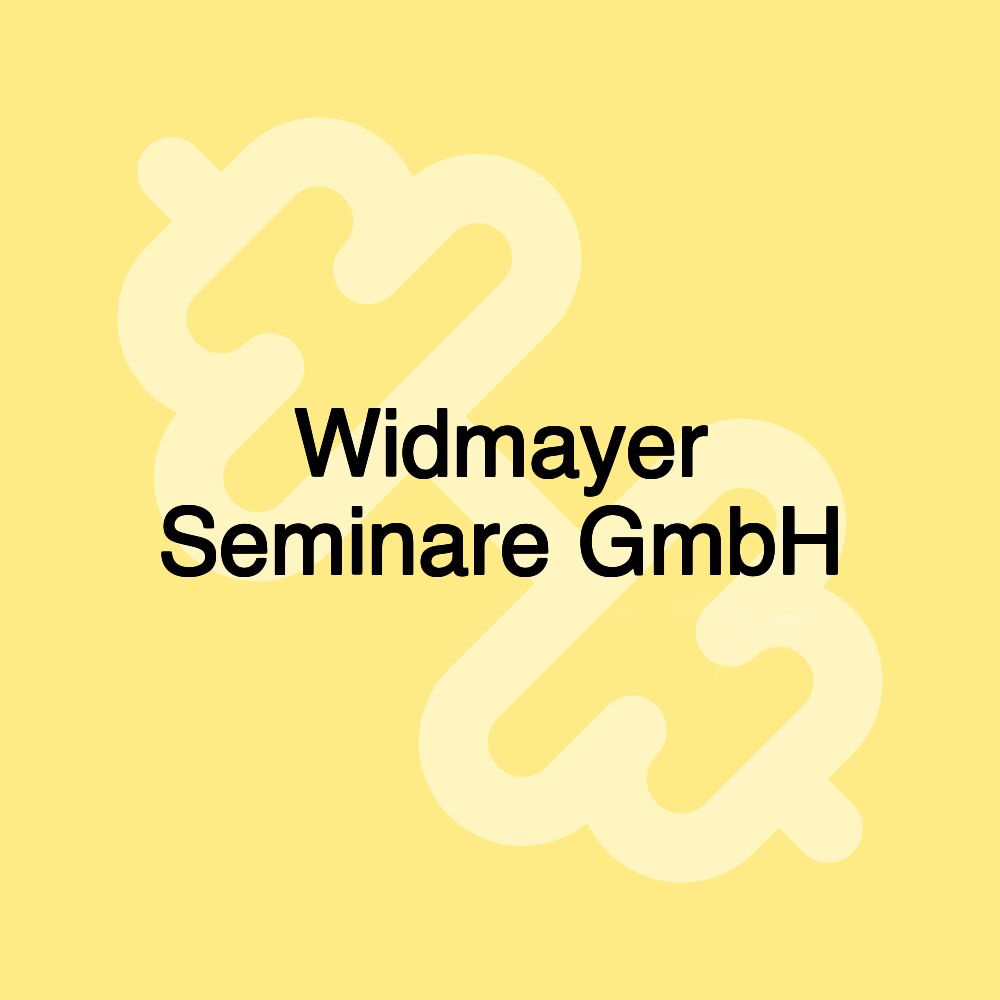 Widmayer Seminare GmbH Widmayer Seminare GmbH